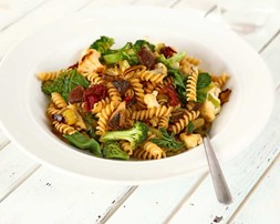 Vegetables with pasta