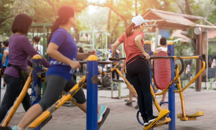 Physical activity in the park